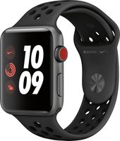 Apple Watch Series 3 Nike+ - GPS+Cellular - Space Gray Aluminum Case with Anthracite/Black Nike Sport Band - 42mm (Renewed)