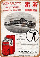 9 x 12 Metal Sign - 1940 Chinese Wakamoto Yeast Tablets - Vintage Look
