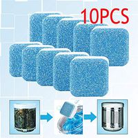 Effervescent Tablet Washer Cleaner- Solid Washing Machine Cleaner, Deep Cleansing Remover with Triple Decontamination for Bath Room Kitchen 10PCS