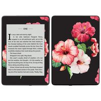 MightySkins Skin Compatible with Amazon Kindle Paperwhite 2018 (Waterproof Model) - Hibiscus | Protective, Durable, and Unique Vinyl Decal wrap Cover | Easy to Apply, Remove| Made in The USA