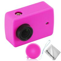 First2savvv Rubber Protective Silicone Soft Case Cover Protector Skin For Xiaomi Yi Discovery .Yi Lite .Yi 4K Plus 4K+ YI-Lite-GJ-2