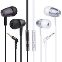 Earbuds with Microphone, Costyle 2 Pack Wired in-Ear Noise Isolating Headphones Earphones with TPE Cord Mic Volume Control Remote Button Compatible for iPhone 8 Plus, Samsung Galaxy S9 (Black, White)