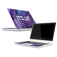 Mightyskins Skin Compatible with Lenovo Chromebook C330 (2018) - Its Lit | Protective, Durable, and Unique Vinyl Decal Wrap Cover | Easy to Apply, Remove, and Change Styles | Made in The USA