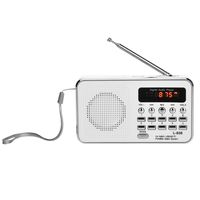 Docooler L-938 Mini FM Radio Digital Portable 3W Stereo Speaker MP3 Audio Player High Fidelity Sound Quality w/ 1.5 Inch Display Screen Support USB Drive TF SD MMC Card