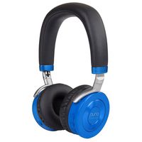 Puro Sound Labs JuniorJams On-Ear Headphones Wireless Foldable Kids Earphones with Bluetooth, Volume Limiting, Lightweight and Noise Isolation for Smartphones/PC/Tablet - JuniorJams Blue