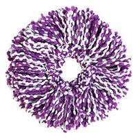 Spin Mop Head Refills Microfiber Round Spin Mop Head Replacement for Universal Spin Mop System Perfect for Home Commercial Use (Purple+White)