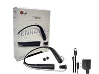 LG Tone 780  Black - Bluetooth Wireless Stereo Headset with Car Charger, Ear Gels with Car/Wall Charger (Renewed)