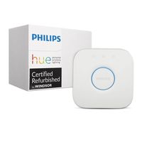 Philips Hue Smart Bridge - 2nd Generation, Latest Model - Compatible with Alexa, Apple HomeKit and Google Assistant (Renewed)