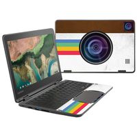 MightySkins Skin Compatible with Lenovo 300e Chromebook 11.6" (2018) - Vintage Polaroid | Protective, Durable, and Unique Vinyl Decal wrap Cover | Easy to Apply, Remove | Made in The USA