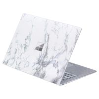 MasiBloom 1 PCS Anti-Scratch Vinyl Decal Sticker Laptop Cover Skin for 13" 13.5 inch Microsoft Surface Laptop 3 & 2 & 1 (2019/18/17 Released),Not Compatible with Surface Book(Marble-White with Black)