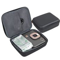 Hermitshell Hard EVA Travel Case for Fujifilm Instax Mini Liplay Hybrid Instant Camera (for Camera+Film, Black)