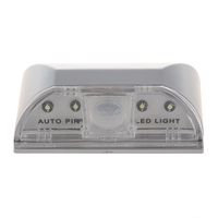 Docooler Auto PIR Door Keyhole Motion Sensor Detector LED Light Lamp Perfect For Kitchen, Living room, Bedroom, Hallway, Stairway, Drawer, Closet, Wall cabinet (White)