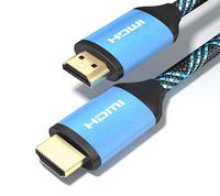 HDMI Cable 10ft 2-Pack 4K Ultra High Speed HDMI 2.0b Version Support 4K Ultra HDR 1080p 2160p 3D Ethernet CEC Xbox PS4 PS3 PC Apple TV