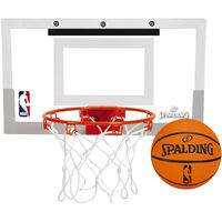 Spalding NBA Slam Jam Over-The-Door Mini Basketball Hoop