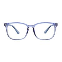 Blue Light Blocking Computer Glasses Anti Glare Elegant Style Case Included Reduce Eyestrain for Screens and Computers Men and Women Clear Blue