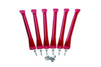 CREATIVE CEDAR DESIGNS Monkey Bars (6 Pack) - Red, One Size