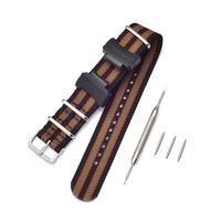 Kudden Watch Band Strap Connector Spring Bar Tool Kit Pin Buckled Nylon Wristwatch Bands Converter for Casio G-Shock