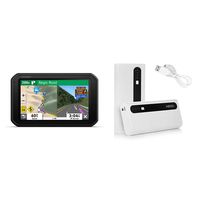 Garmin RV 785 & Traffic, Advanced GPS Navigator for RVs 010-02228-00 and Aibocn 10,000mAh Portable Battery Charger Bundle