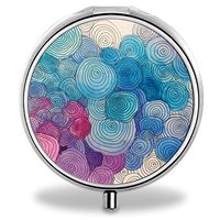 Compact Mini Portable 3 Compartments Travel Medical Medicine Case/Pill Organizer/Pill Box(Hing Hong Pill Case)