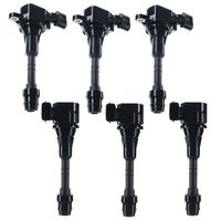 Set of 6 Ignition Coils Pack for Nissan Altima Frontier Maxima Murano Pathfinder Quest Xterra Infiniti I35 QX4 Suzuki Equator 3.5L 4.0L