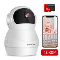 WiFi Security Camera 1080P,Wireless IP Pan/Tilt/Zoom Cam,Home Surveillance Dome Cameras,Two-Way Audio,Motion Detection