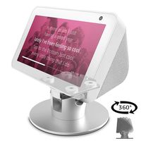 Echo Show 5 Adjustable Aluminum Swivel Stand, Stand for Amazon Echo Show 5, Horizontal 360 Rotation Longitudinal Angle Change Base -White