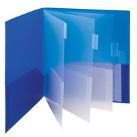 Smead Poly 10-Pocket Organizer, Letter Size, Color Will Vary (89203)