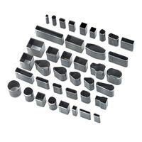 39Pcs Shape Cutter Hollow Punch Set Leather Craft Kit DIY Hole Punch Tools with Plastic Storage Case