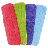4 Pack Microfiber Cleaning Pads Replacement Mop Pads Reveal Mop Pad Spray Mop Heads Fit for All Fit All Spray Mops and Reveal Mops (4 Pack Reveal Mop Pad)