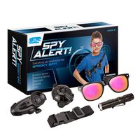Kid Labsters Spy Alert Kit - Pro Detective Spying Gadget w/ Hearing & Detector - Pretend Secret Agent & Crime Catcher Tool Toy Set for Kids Undercover Mission Adventure