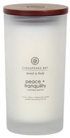 Chesapeake Bay Candle Scented Candle, Peace + Tranquility (Cashmere Jasmine), Large