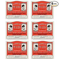 Pastillas McCoy Tablets Cod / Fish Liver Oil Extract, 6 packs of 100 tablets