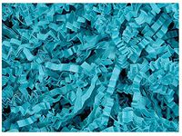 NWAMR-ZF10TE Teal Crinkle Cut Paper Shred 10 lb ~ Spring-fill Shred