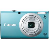 Canon PowerShot A2400 IS 16.0 MP Digital Camera with 5x Optical Image Stabilized Zoom 28mm Wide-Angle Lens with 720p Full HD Video Recording and 2.7-Inch LCD (Blue)
