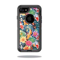 MightySkins Skin Compatible with OtterBox Defender iPhone 7 Case - Koi Pond | Protective, Durable, and Unique Vinyl Decal wrap Cover | Easy to Apply, Remove, and Change Styles | Made in The USA