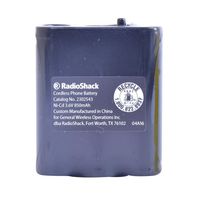 RadioShack Cordless Phone Battery - Catalog No. 2302543