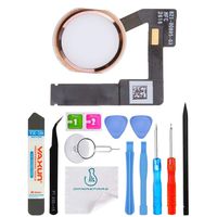 OmniRepairs Home Button Flex Cable Replacement with Rubber Gasket for iPad Pro (10.5) Models A1701 and A1709 with Repair Toolkit (Rose Gold)
