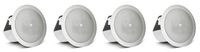 (4) JBL Control 12C/T 3" 15w 70v in-Ceiling Speakers for Restaurant/Bar/Cafe