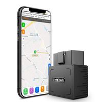 SinoTrack GPS Tracker Platform No Monthly Fee, Real-Time OBD Car GPS Tracking Device Locator, Mini OBD II Vehicle Tracker with Alert System for Car, Taxi and Truck, Support Free Platform Lifetime