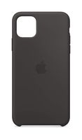 Apple Silicone Case (for iPhone 11 Pro Max) - Black (Renewed)