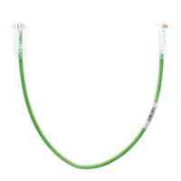 Panduit UTP28SP1BG/N CAT6 Cable UTP Patch-Cord, 1-Feet, Bright Green (5 Pack)