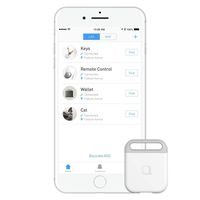 nonda Rechargeable Finder, iOS App Enabled Key Finder with Longer Life Battery, Louder Beep, Smart Bluetooth Tracker for Pet/Car/Luggage