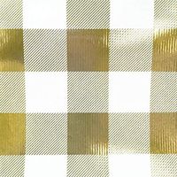 Gold Foil & Matte White Buffalo Plaid Gift Wrap Paper - 15 Foot Roll