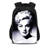 Womens Marilyn Monroe Backpack Laptop Bag Back to School