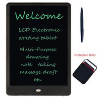 Electronic LCD Writing Tablet 10-inch Portable Writing Board Can Be Used As Drawing Board Bulletin Board Family Note Daily Planner Learning Tools Gift For Kids Student Office Worker, Black