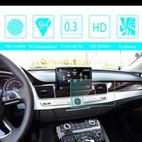 8X-SPEED for Audi A3 A6 A7 A8 8-Inch 169x100mm Car Navigation Screen Protector HD Clarity 9H Tempered Glass Anti-Scratch, in-Dash Media Touch Screen GPS Display Protective Film