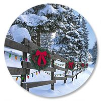 Forest Lane Christmas Envelope Seals -Set of 72