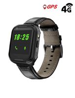 Laxcido Elderly GPS Smart Watch, 4G Heart Rate Blood Pressure Monitoring Smartwatch, Video Call Step Counter Geo-Fence SOS Voice Messages Waterproof Tracker Phone Watch for Dementia Alzheimer's