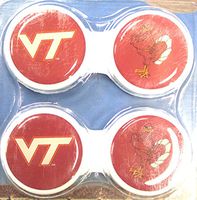 California Accessories Virginia Tech Hokies Contact Lens Case 2 Pack