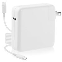 Mac Book Pro Charger USB,87W USB-C Power Adapter,Mac Thunderbolt Charger,Type C PD Wall Charger,for MacBook Pro 15 /Air 13 inch 2018,HP Spectre,Dell XPS,Matebook,iPad Pro,iPhone,Galaxy and More(87w)